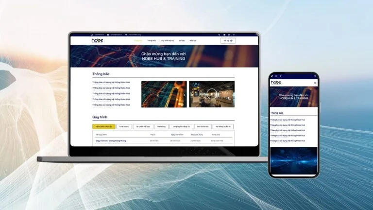 Hướng dẫn hệ thống Hobe Hub & Training